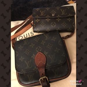 Authentic vintage Louis Vuitton wallet and purse